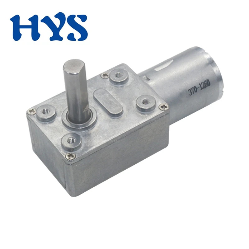 D Shaft Length 25mm DC Gear Motor 6V 12V 24V Speed Reducer 6rpm To 150rpm PWM Forward Reverse Electric Moter Engine Boat JGY-370