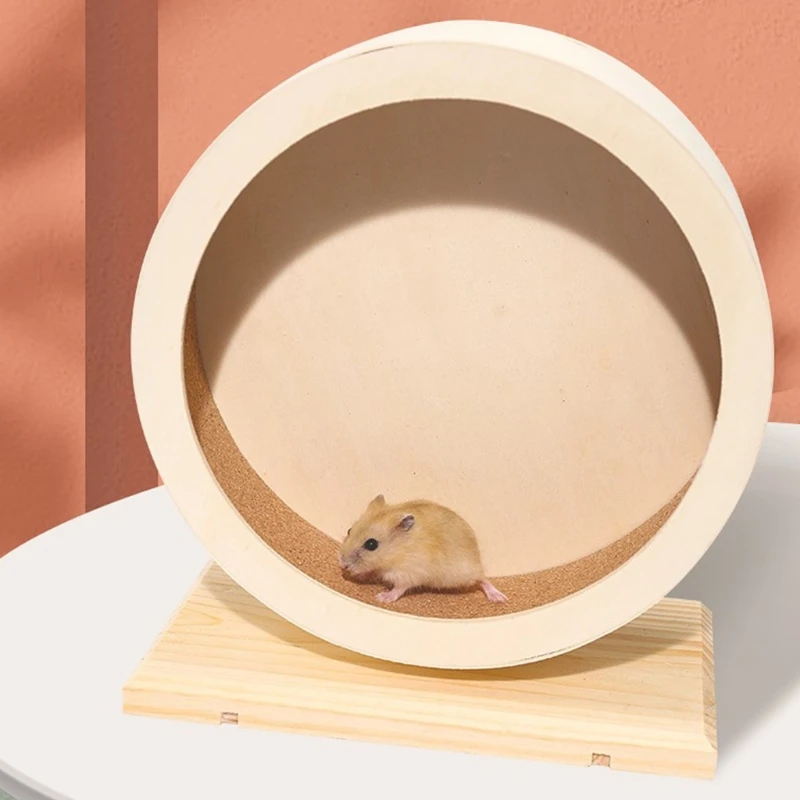 Тихий хомяк тихий Спиннер деревянные ходовые колеса для Gerbils мышей или других