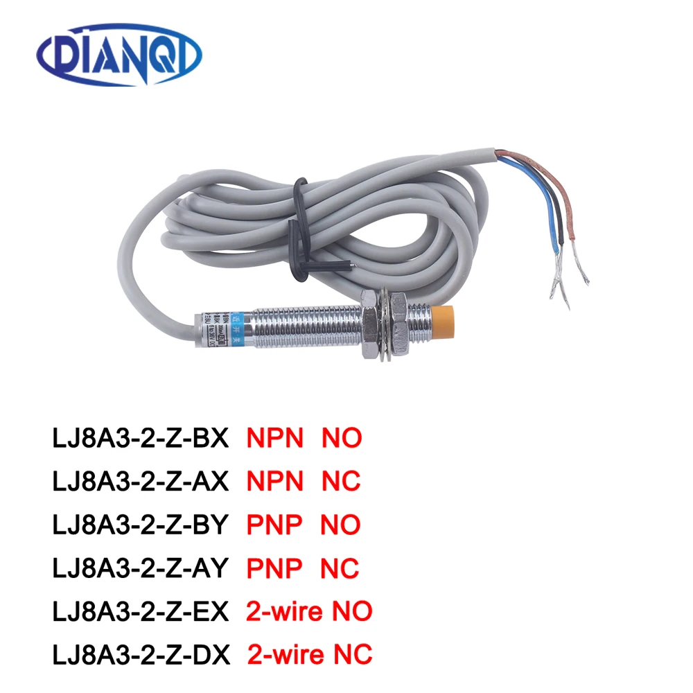 Индуктивный сенсорный переключатель параметров/BX M8 2 мм NPN PNP 6-36 в Open Close NO NC