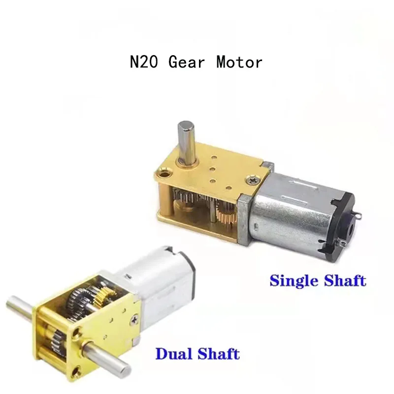 Micro Mini N20 мотор-редуктор постоянного тока 3 В 6 12 4-381 об/мин металлический