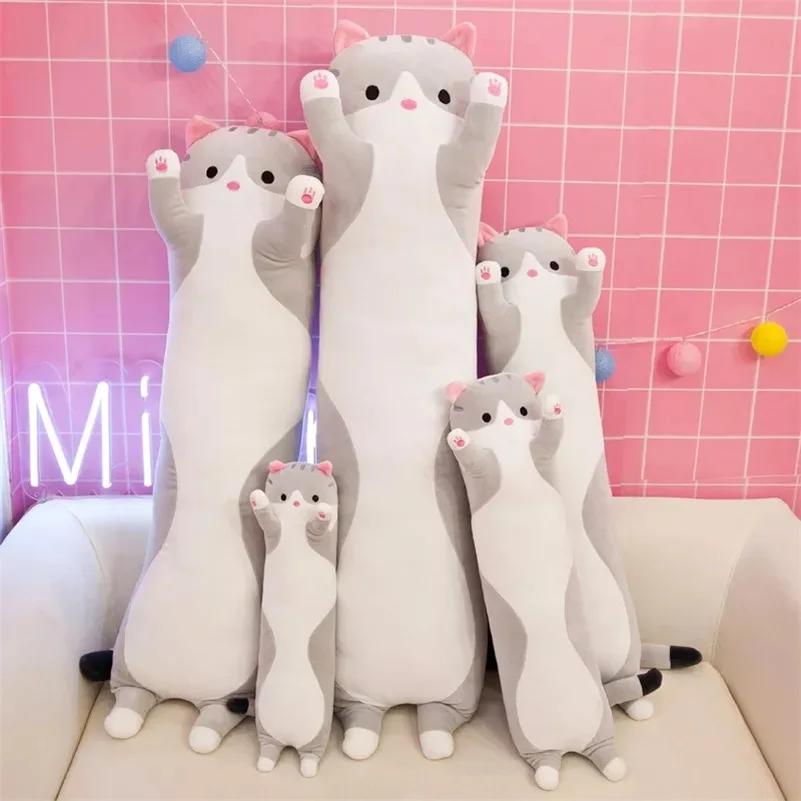 Мишка Тедди кавайная кукла аниме мягкая игрушка обнимающая Милая кошка плюшевые