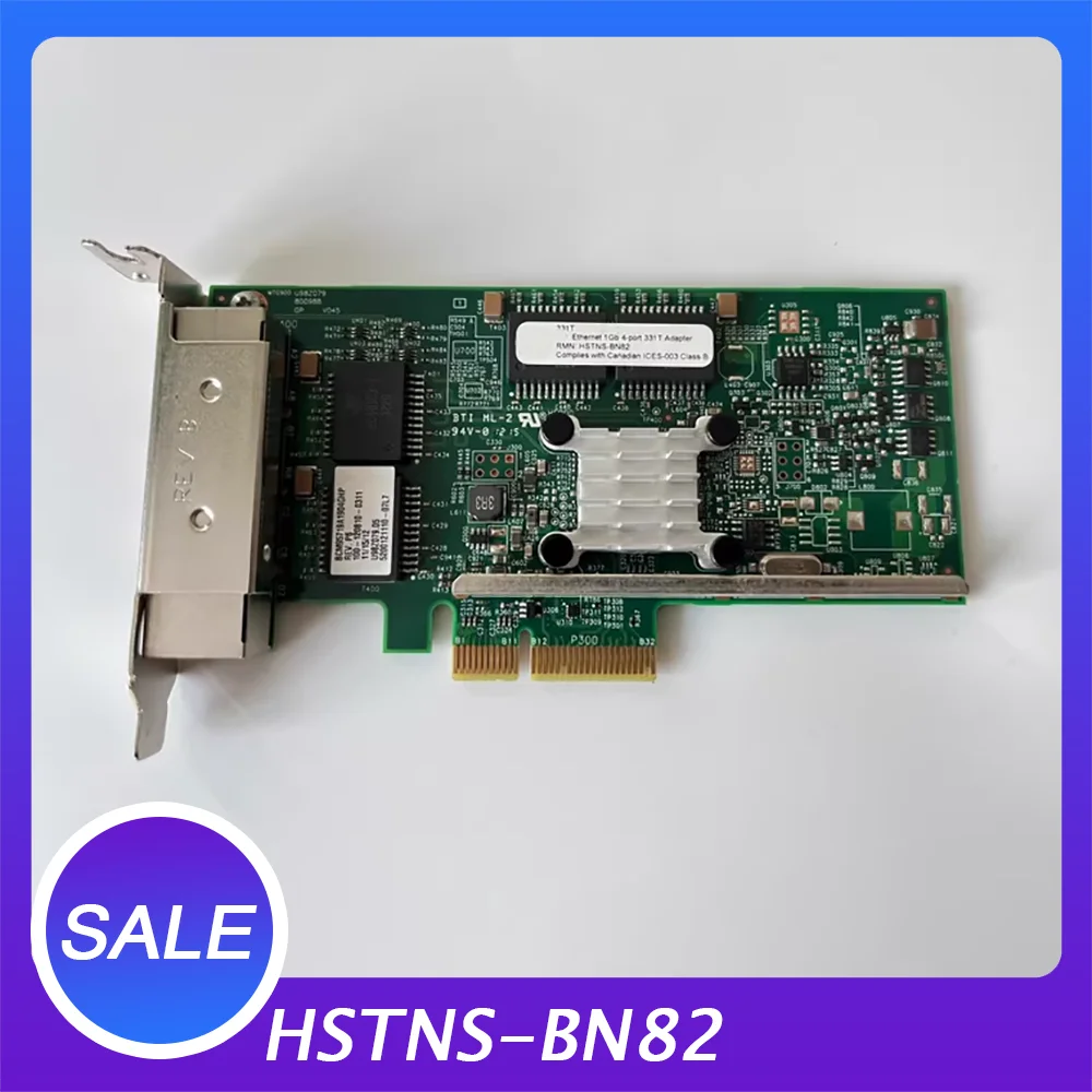 Для четырехпортовой гигабитной сетевой карты H-P HP331T BCM5719 HSTNS-BN82