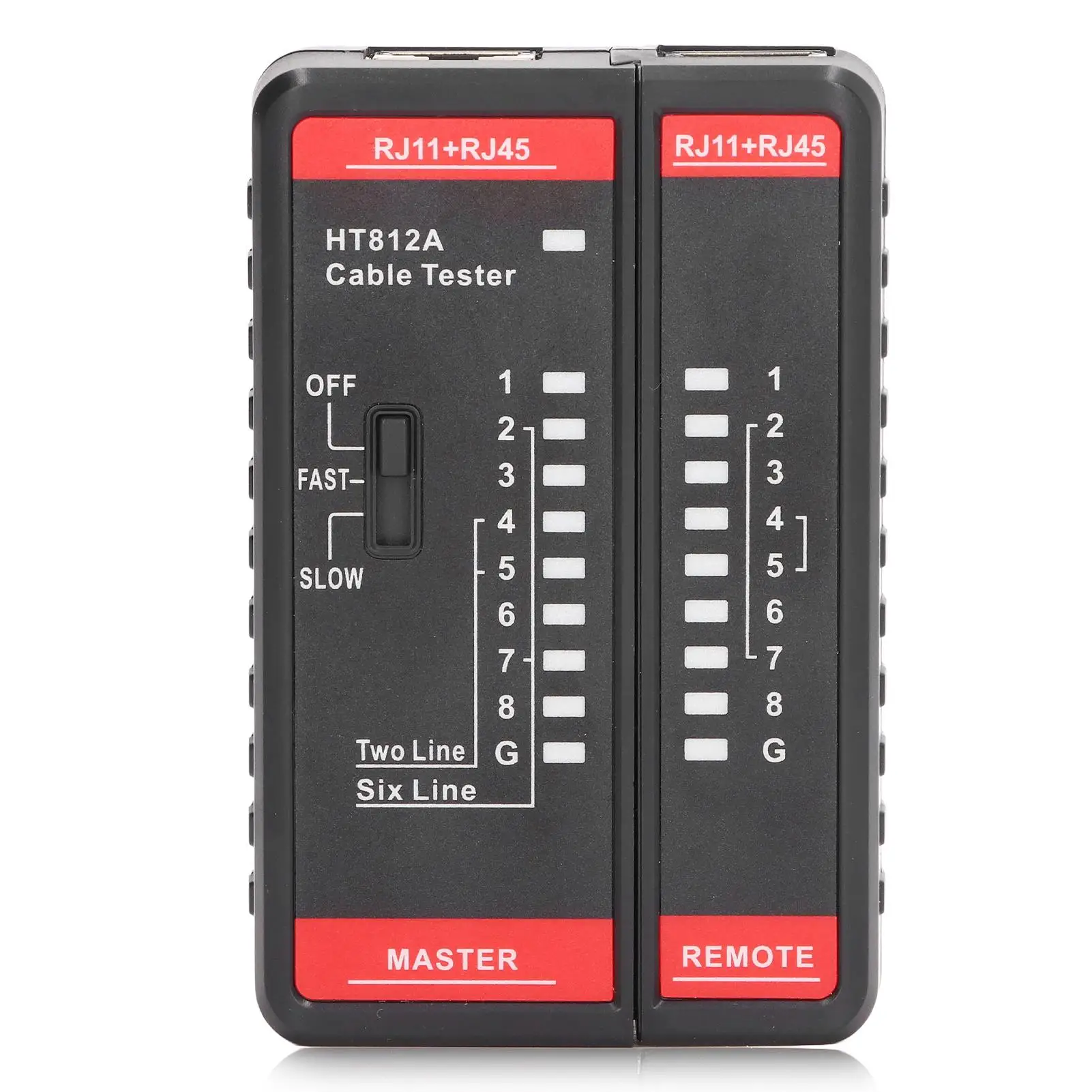Тестер кабеля HT812A инструмент для тестирования телефонных проводов RJ11 RJ45