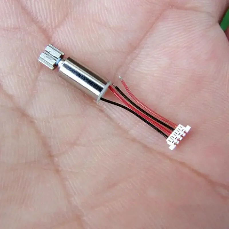 5 шт. Micro Mini 4 мм * 8 без сердечника вибрационный двигатель электрический DC 2 В-3 7 В 3
