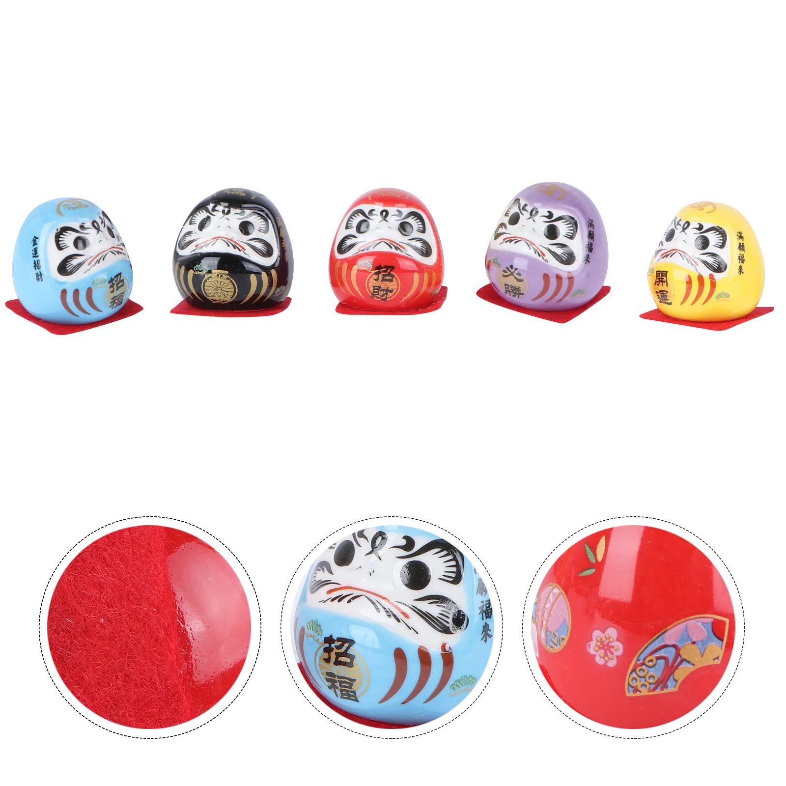 Daruma Lucky Cat японская керамическая фигурка мини-декор статуэтки статуя удача Манеки