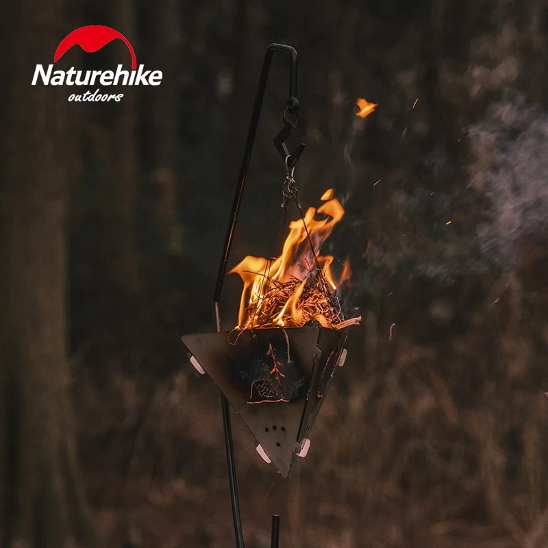 Naturehike уличная треугольная горелка из нержавеющей стали для барбекю костра