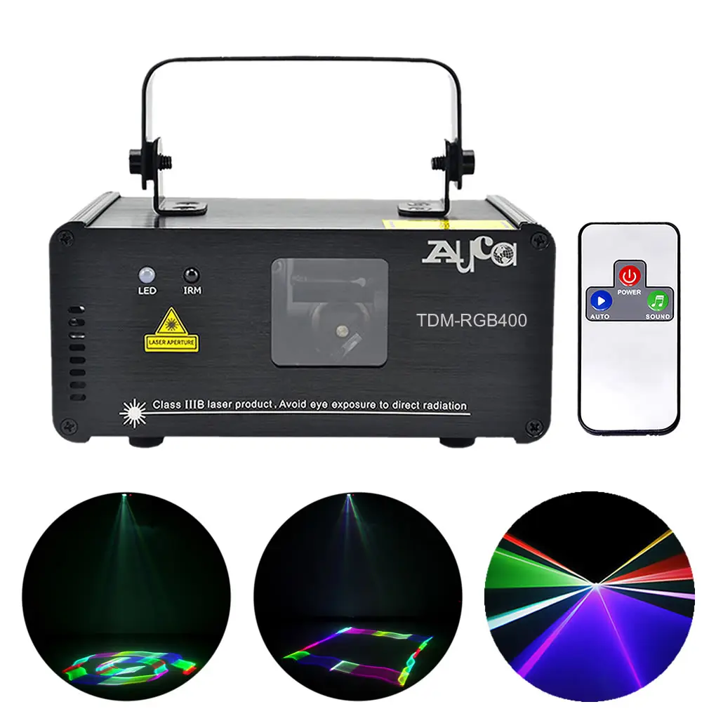 AUCD Remote Beam Scan Stage Lighting 3D Effect 400mW RGB Colorful Laser Projector Lights 8CH DMX Disco DJ Party Show Light 3D-F on. AUCD Remote Beam Scan Stage Lighting 3D Effect 400mW RGB Colorful Laser Projector Lights 8CH DMX Disco DJ Party Show Light