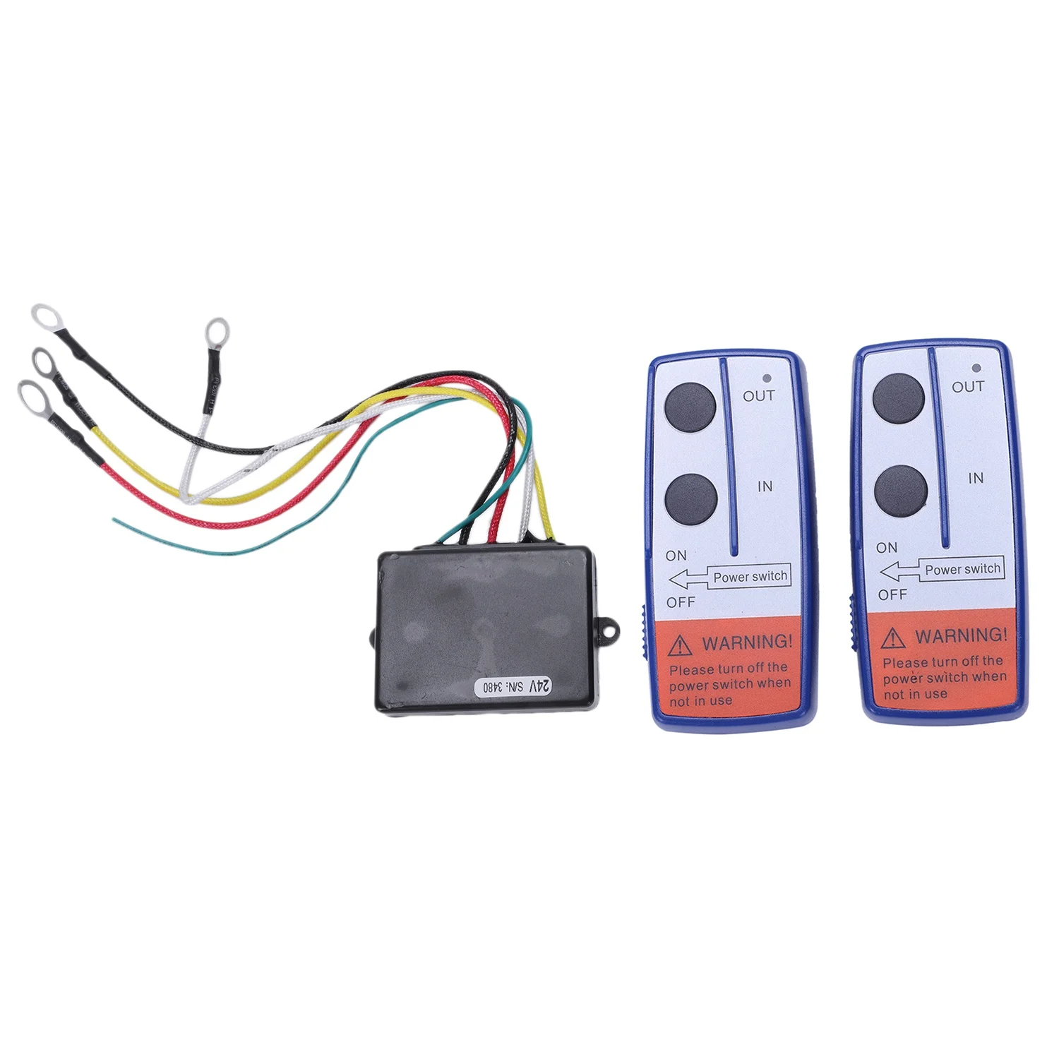 RECOVERY WIRELESS WINCH REMOTE CONTROL TWIN HANDSET ATV TRUCK 24 V VOLT | Компьютеры и офис