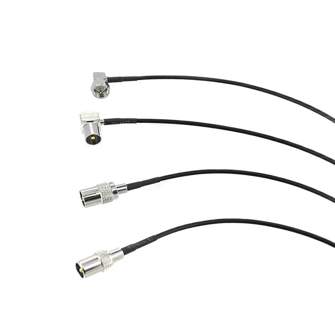 Кабель IEC PAL DVB-T TV Male Female к F Plug Connector RF Jumper переходник для пигтейлов/проводов 20 см RG174