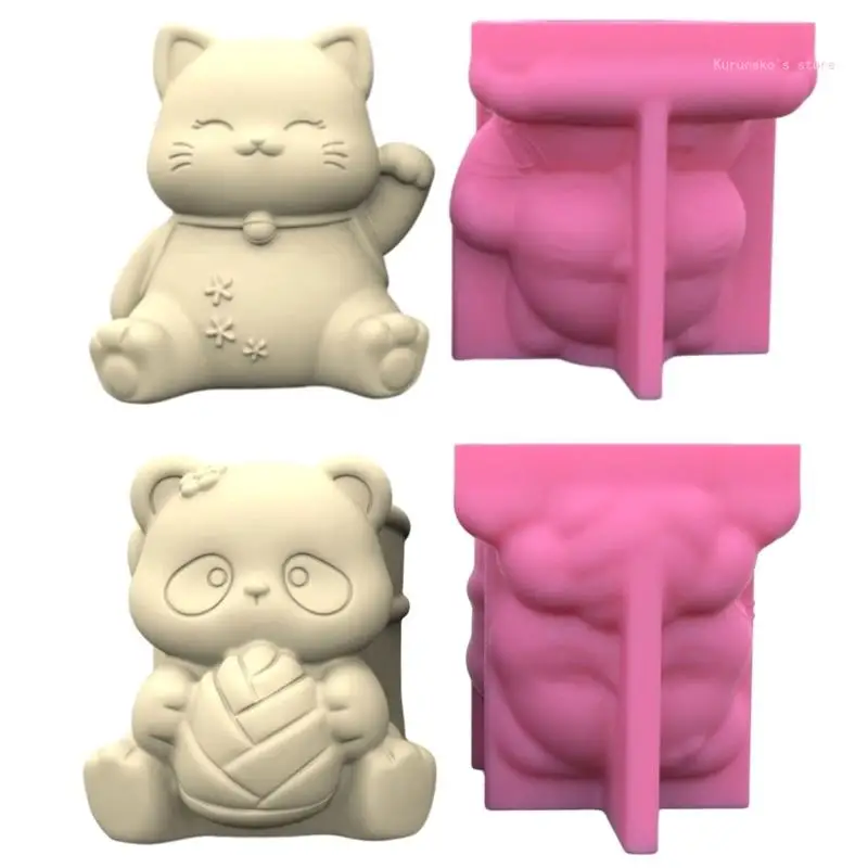 3D форма для держателя ручек с животными из смолы антипригарная легко