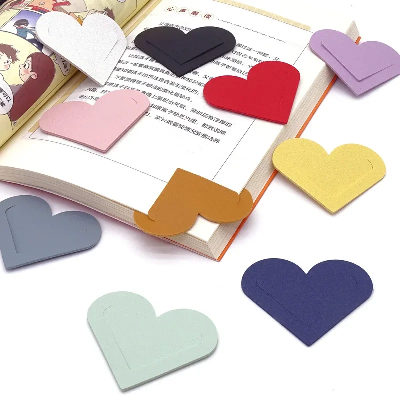 Marque-pages En Cuir Love Coussins Pour Étudiant Porte-livre Classeur Marque-page Créatif Fournitures De Bureau Et Scolaires