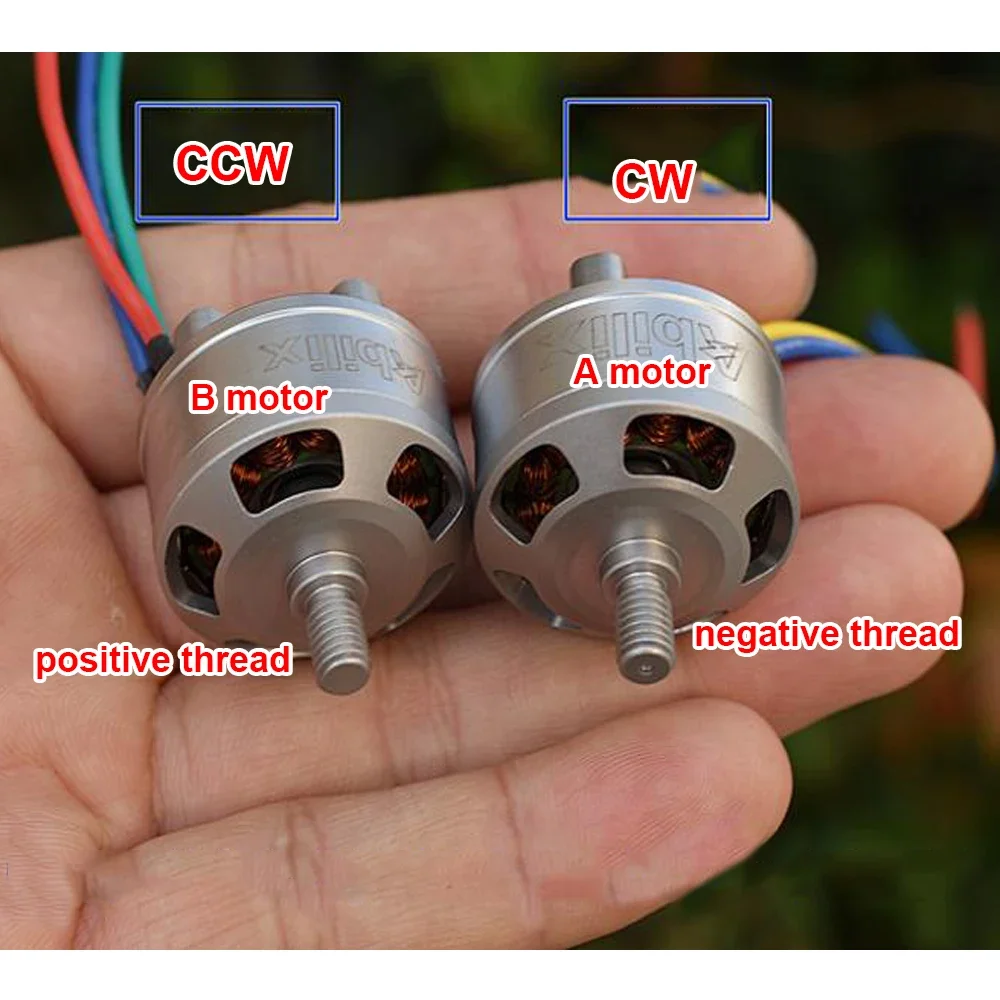 Многороторный бесщеточный двигатель Micro UAV CW CCW RC Дронный EM2822 3S-4S 1400KV Бесщеточный