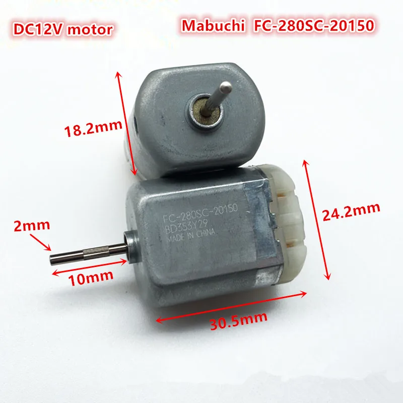 Оригинальные Mabuchi 280 двигатель постоянного тока FC-280SC-20150 12 В 12000 об/мин