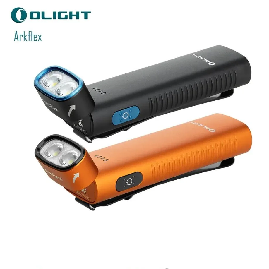 Olight Arkflex 1000 люмен Φ USB-C перезаряжаемый Регулируемый прямоугольный фонарик для