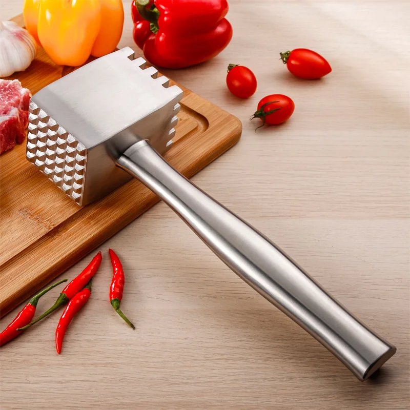 Tenderizer из нержавеющей стали большой молоток для отбивания мяса Tender баранинный