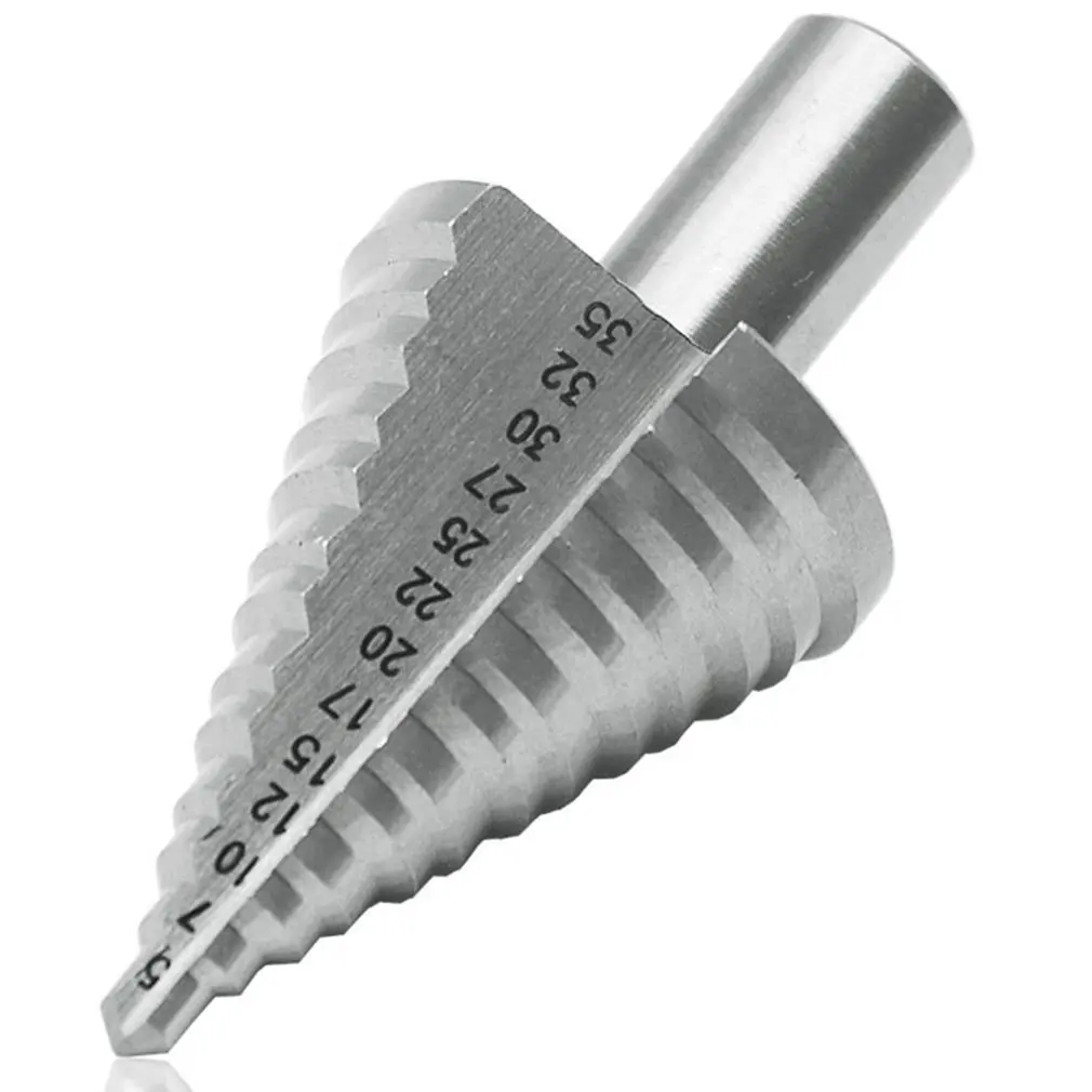 Hot Sale 5-35mm Step Drill Bit Durable Metal High Speed Steel Wood Drilling Conduit Installation HSS 4241 Industrial - купить по
