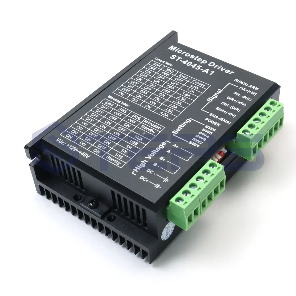 TB6600 CNC одноосевой 4.5A гибридный контроллер шагового двигателя 12 48 В постоянного