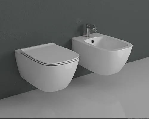 Toilet Bowl pendant безободковый Globo Genesis gns02.bi 550x360 | Bowls