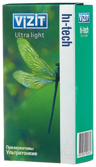 Кондомы VISIT HI-TECH Ultra light N12 M красота здоровье 'безопасный секс' продукт смазанный Безопасные продукты Здоровье.