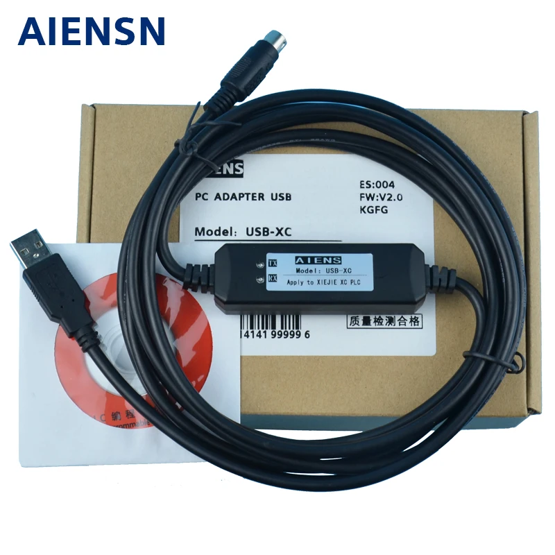 Кабель для программирования Xinje XC1/XC2/XC3/XC5 XD XE PLC USB-XC линия загрузки данных - купить