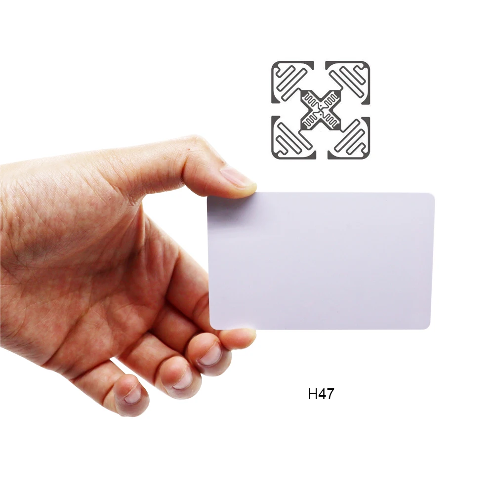 LJYZN Impinj H47 True Sticker Uhf Rfid Transparent Square Card 860-960Mhz Monza 4 915M Epc C1G2 Iso18000-6C 10Pcs/Lot оn - Наклейка RFID Impinj H47 True Sticker UHF прозрачная квадратная карта 860-960МГц Monza 4 915М Epc C1G2 Iso18000-6C 10 шт./лот.