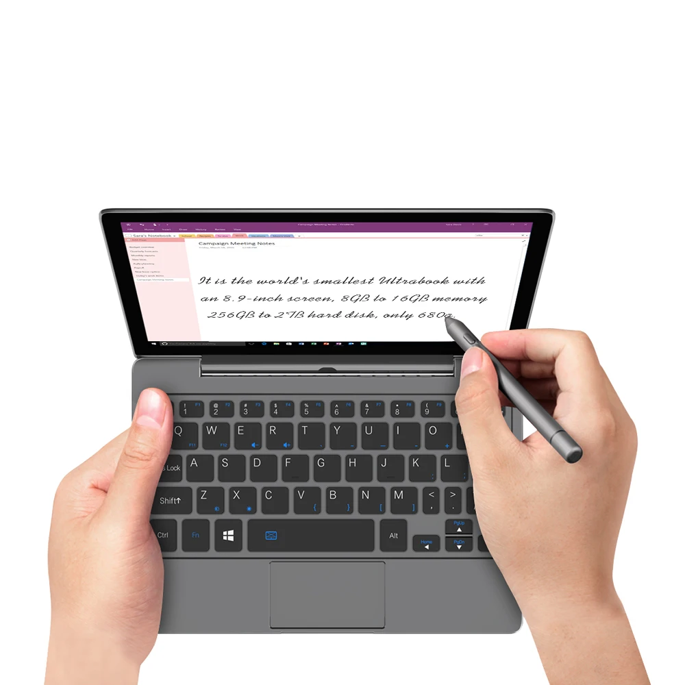 Сенсорный экран GPD P2 Max 2022 Gorilla 8 9 дюйма 2560x1600 Intel Pentium серебристый N6000 16 Гб ОЗУ 1 ТБ SSD