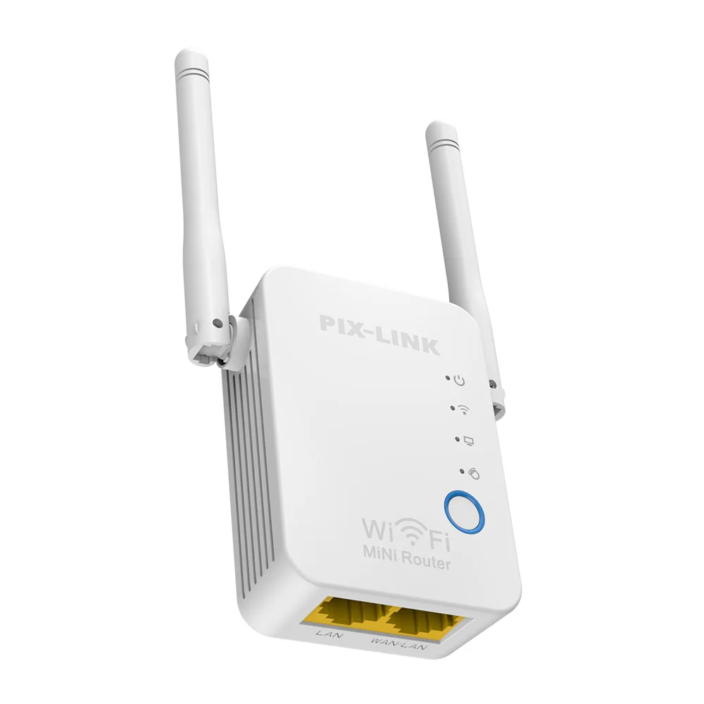 Фото PIXLINK Беспроводной усилитель сигнала маршрутизатора WiFi повторитель диапазона 300 Мбит/с 2 4 ГГц Wi-Fi ультрабуст точка доступа PIXLINK Беспроводной усилитель сигнала маршрутизатора WiFi повторитель диапазона 300 Мбит/с 2 4 ГГц Wi-Fi ультрабуст точка доступа