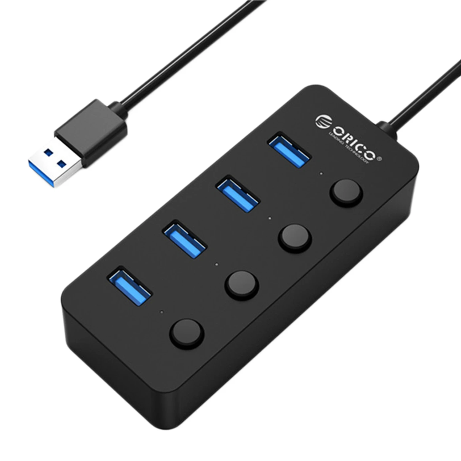Usb 3 0 концентратор Orico с 4 портами питания для автобусов индивидуальным адаптером