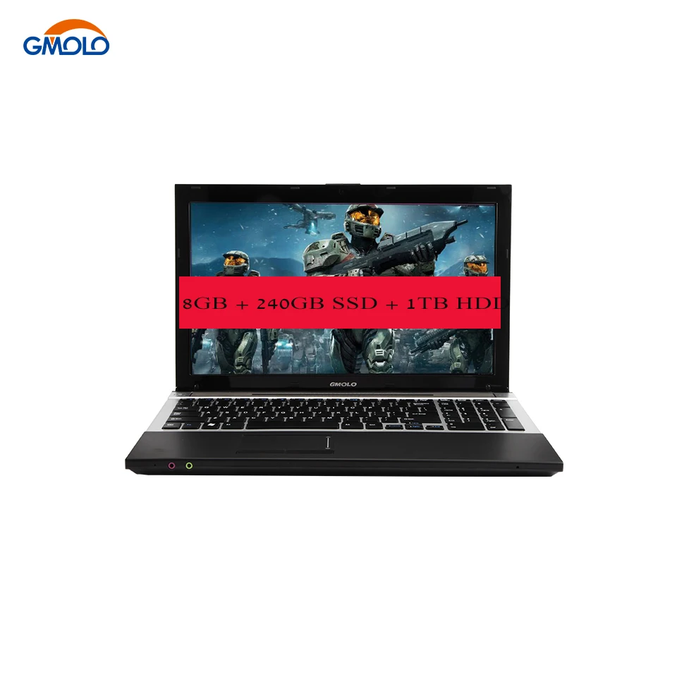 Ноутбук GMOLO Core I7 8 ГБ + опционально 256 SSD ТБ 1920*1080 HD экран WIFI Windows 10 игровой ноутбук -