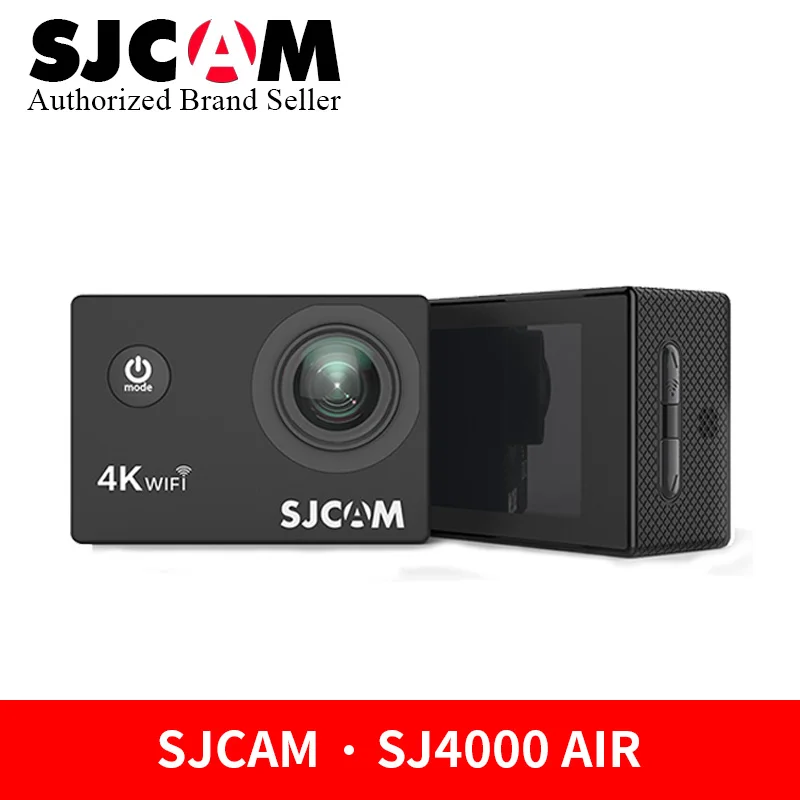 Оригинальная Экшн-камера SJCAM SJ4000 AIR 4K Full HD Allwinner 30fps WIFI 2 0 &quotэкран мини-шлем