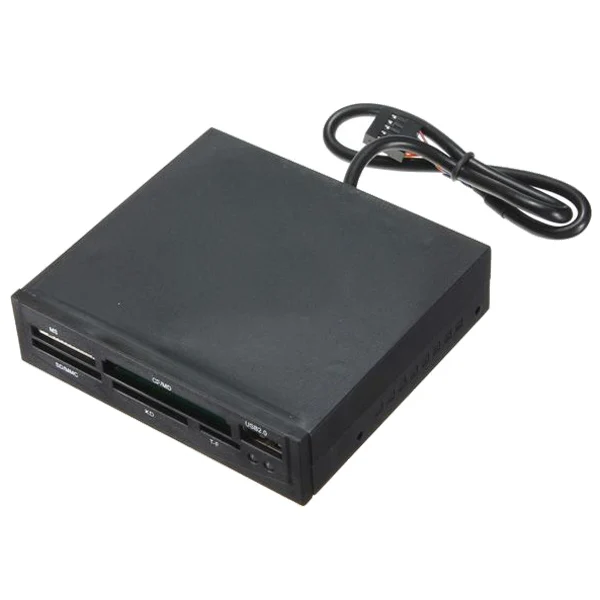 Фото 3.5 ДЖЕК ВСЁ В ОДНОМ для чтения карт памяти USB 2.0 внутренний 9-контактный флашер SD MS CF 3.5 ДЖЕК ВСЁ В ОДНОМ для чтения карт памяти USB 2.0 внутренний 9-контактный флашер SD MS CF