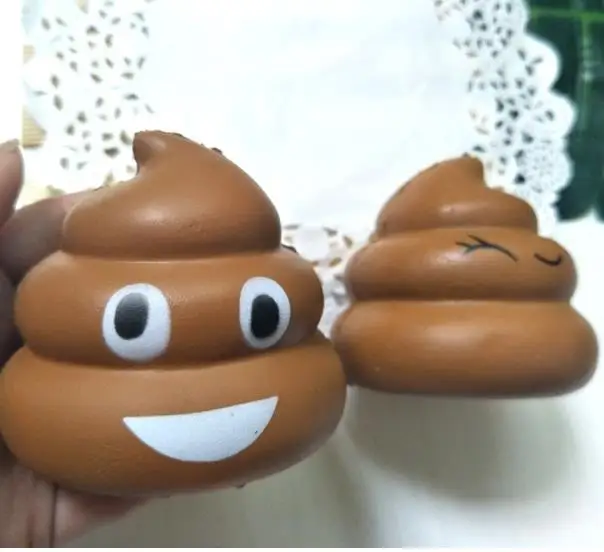 30 шт.-8 см kawaii мягкими ПУ poo замедлить рост дешево оптом Бесплатная доставка -