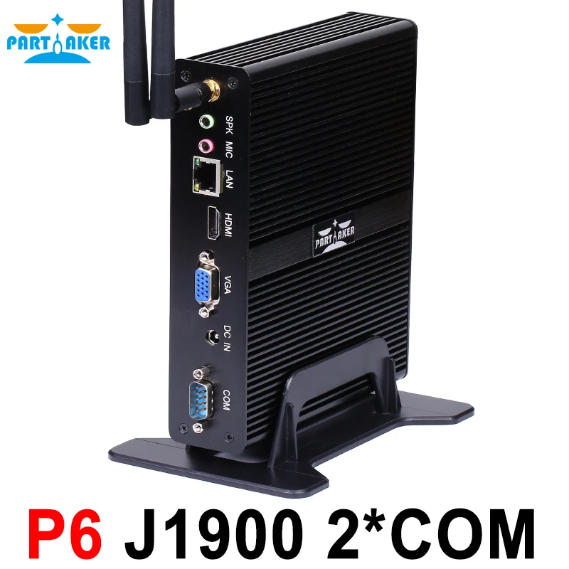 Мини-ПК с процессором Intel Celeron j1900 четырехъядерным VGA HDMI поддержкой windows Linux Ubuntu -