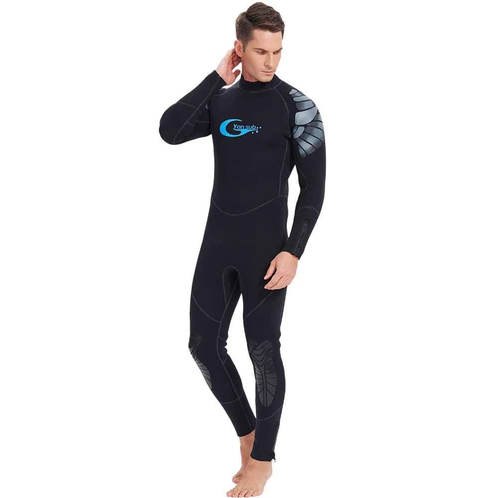 Фото Гидрокостюм YONSUB Neoprene Scuba 5MM Man для серфинга подводной охоты и плавания черный YW5001 Гидрокостюм YONSUB Neoprene Scuba 5MM Man для серфинга подводной охоты и плавания черный YW5001