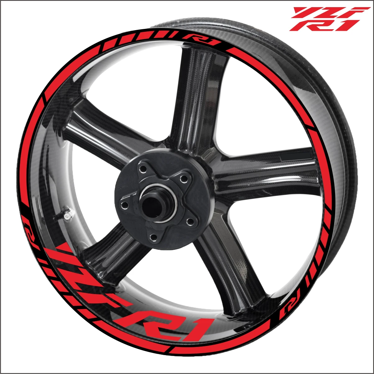 Комплект наклеек на диски с логотипом Yzf R1 для Yamaha R1.