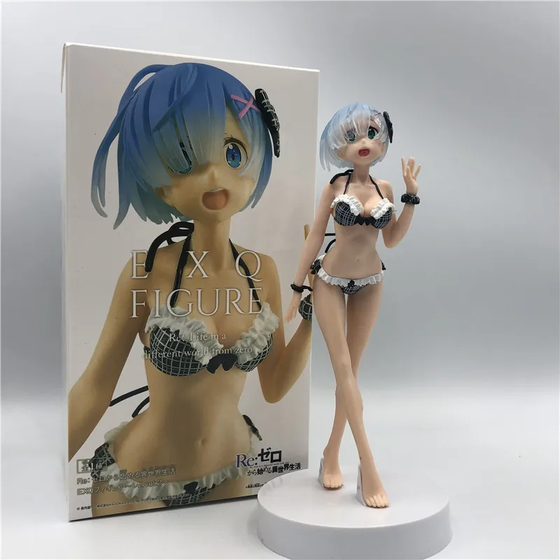 Re: Zero Life in a Different World from Anime Ram Rem Bikini ver. PVC Action Figure 22cm | Marvels