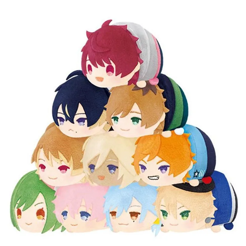 Мягкая игрушка-брелок A3! Mankai Theater Season Spring And Summer Mochi Mascot Doll Sakuma Sakuya Chigasaki Itaru размером 8,5 см из хлопка.