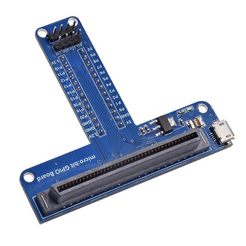 Адаптер расширения T-Type для программирования Microbit Python Graphical Interface на плате для хлебных крошек BBC.