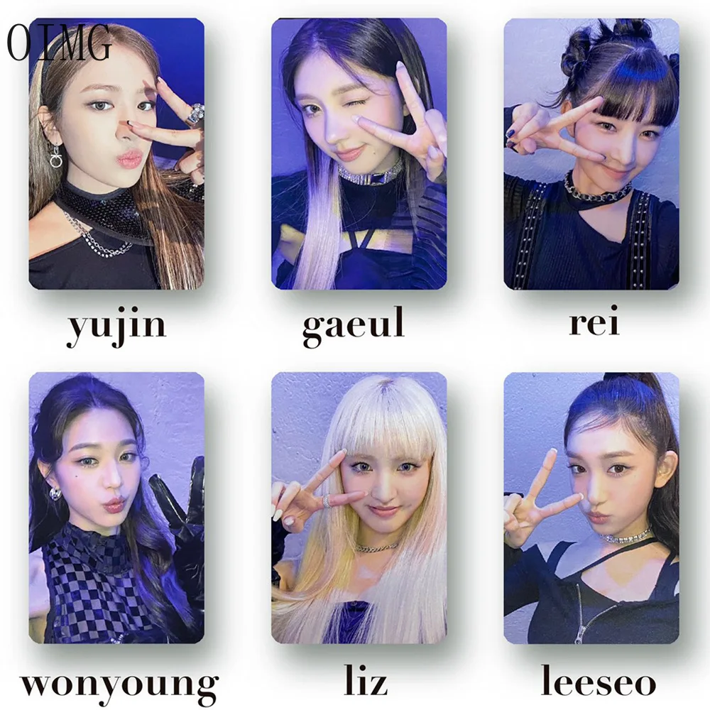 Фотокарты Kpop Girls Group IVE ELEVEN Lomo Cards Postcards, корейский фешн-фотопринт для поклонников в подарок.