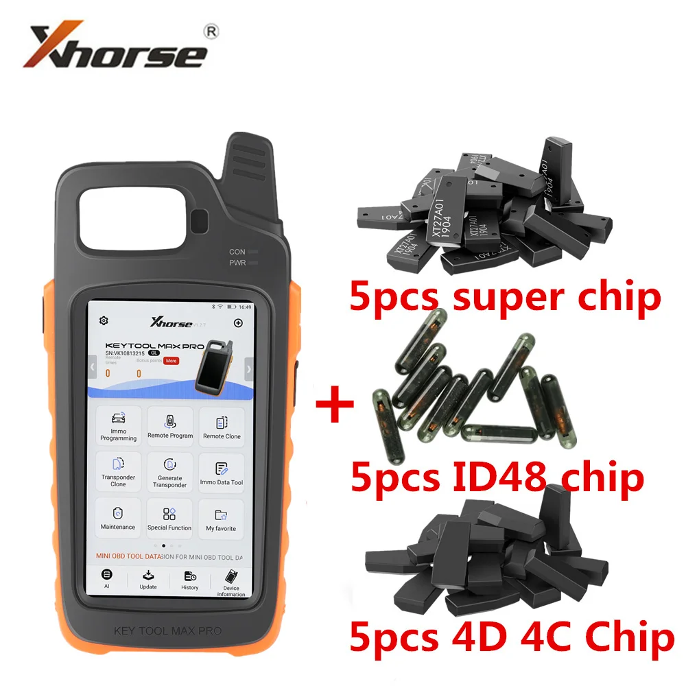Фото Xhorse VVDI Key Tool Max Pro - сочетание функций Mini OBD и поддержка чтения напряжения утечки тока Xhorse VVDI Key Tool Max Pro - сочетание функций Mini OBD и поддержка чтения напряжения утечки тока