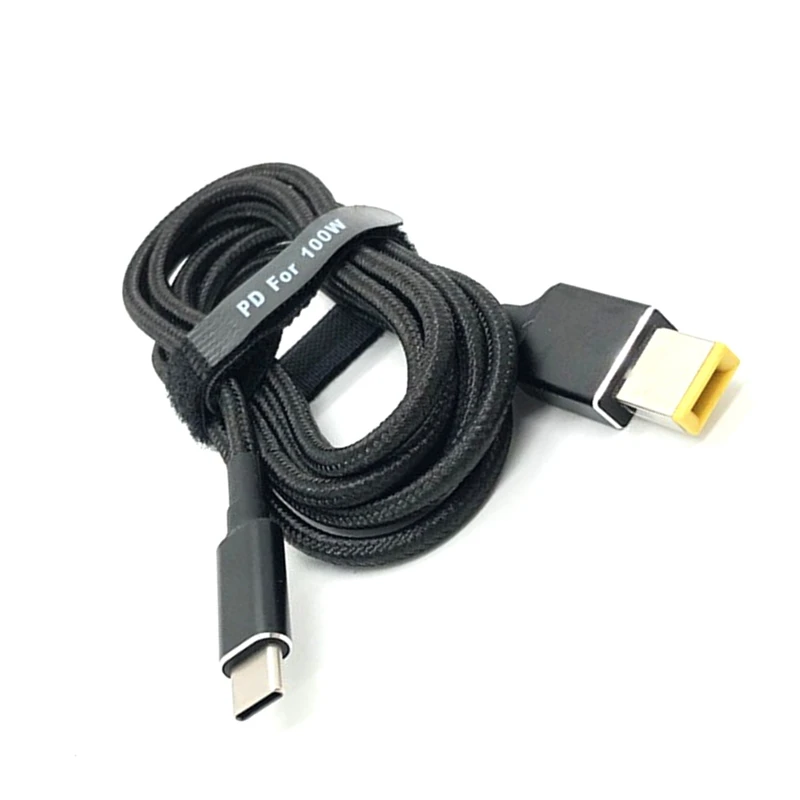Адаптер питания для ноутбука 100 Вт USB Type-C шнур зарядки разъем постоянного тока