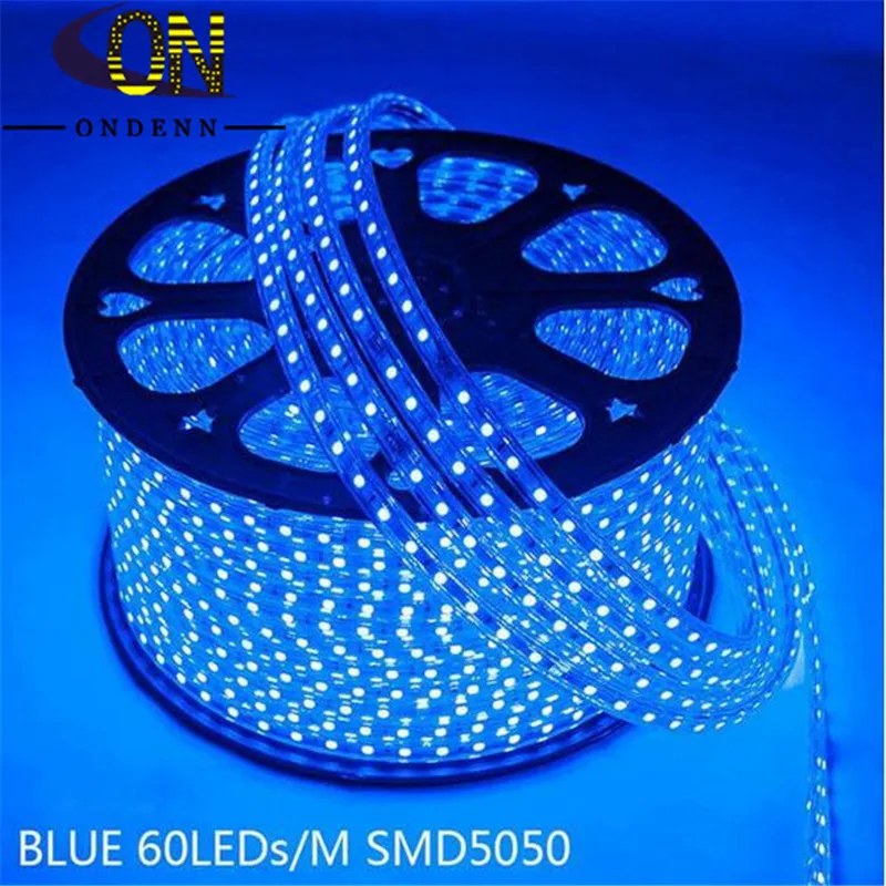 Фото Лента светодиодная гибкая AC110V 130V 220V 240V 5050 SMD с водонепроницаемостью теплый белый синий красный зеленый желтый питание через штепсельную вилку 100м/лот Лента светодиодная гибкая AC110V 130V 220V 240V 5050 SMD с водонепроницаемостью теплый белый синий красный зеленый желтый питание через штепсельную вилку 100м/лот