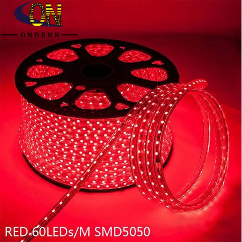 Фото Лента светодиодная гибкая AC110V 130V 220V 240V 5050 SMD с водонепроницаемостью теплый белый синий красный зеленый желтый питание через штепсельную вилку 100м/лот Лента светодиодная гибкая AC110V 130V 220V 240V 5050 SMD с водонепроницаемостью теплый белый синий красный зеленый желтый питание через штепсельную вилку 100м/лот