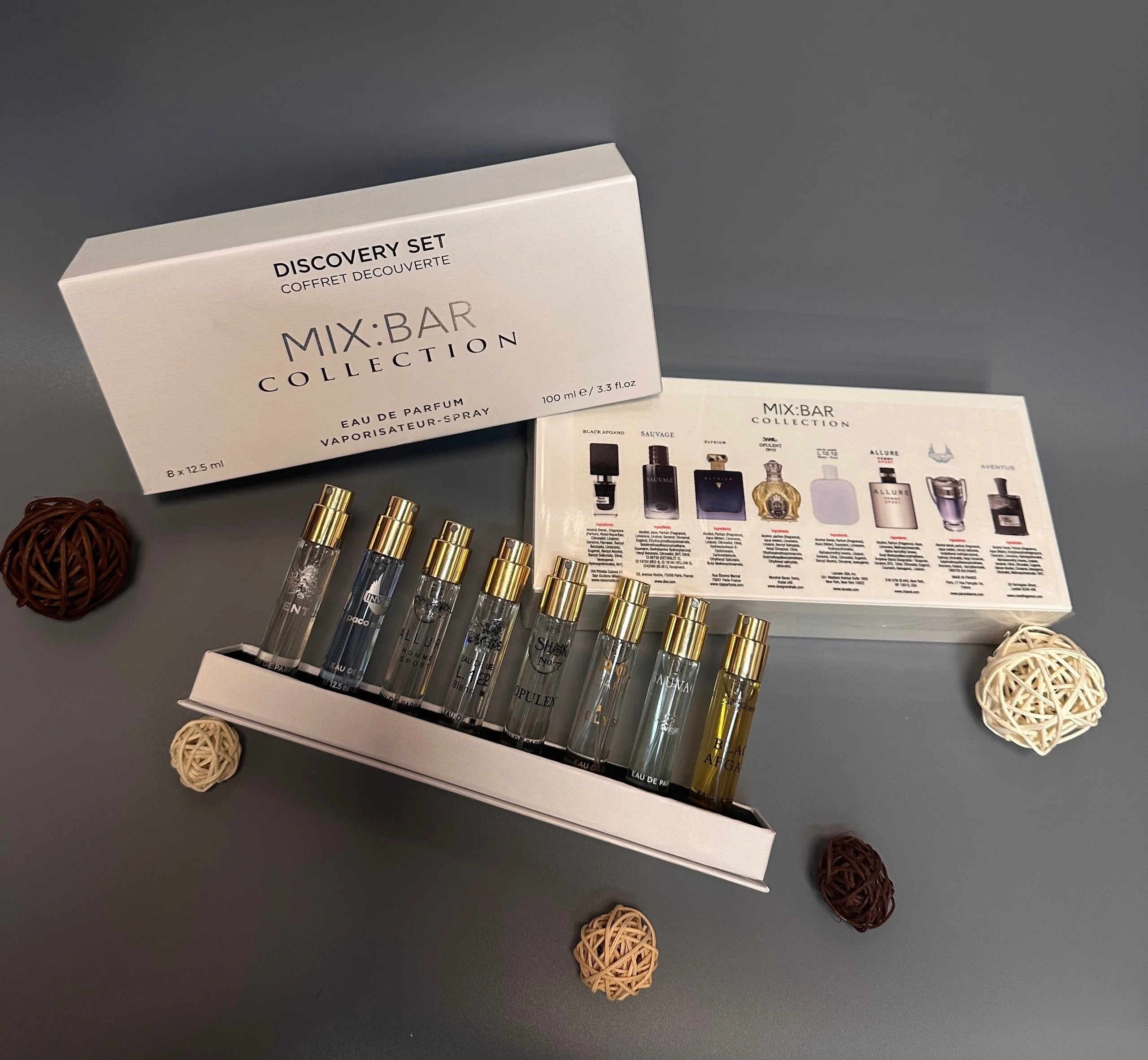 Мужской подарочный набор ароматов по мотивам Black Afgano Sauvage Elysium Opulent No77 For Men Allure Homme