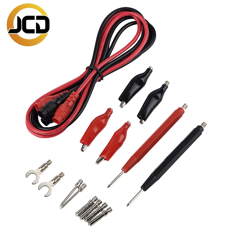 JCD Multimeter Probe Test Leads Pin for Digital Needle Tip Multi Meter Tester Lead Wire Pen Cable 20A 1000V | Инструменты
