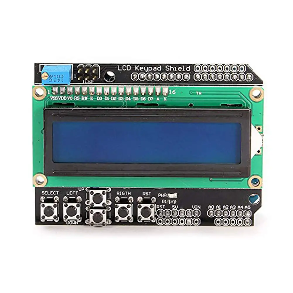 ЖК-экран с клавиатурой ЖК-дисплей 1602 модуль для Arduino ATMEGA328 ATMEGA2560 raspberry pi UNO синий