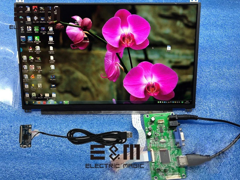 13 3 дюймовый IPS 1920*1080 Емкостный сенсорный ЖК-монитор HDMI VGA EDP плата привода
