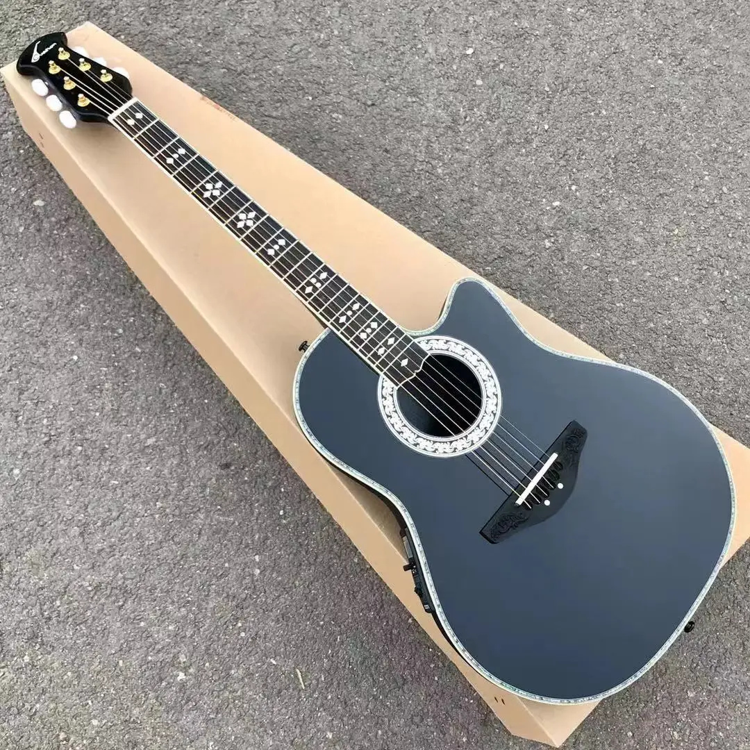 Гитара Ovation с 6 струнами акустическая гитара настоящая Абалон электрическая из