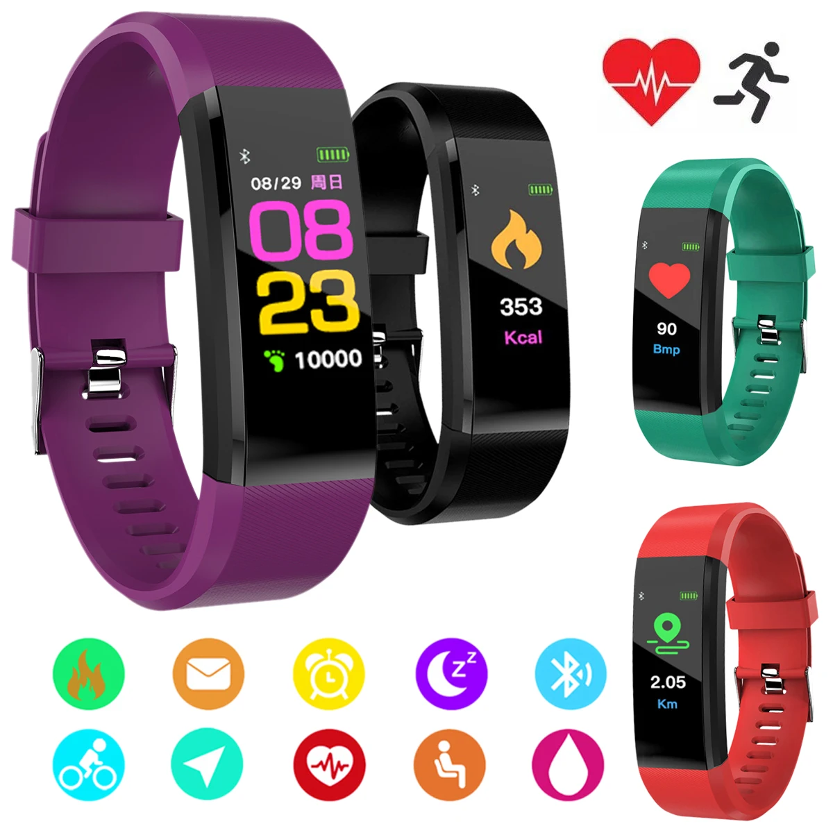 Смарт-браслет для мужчин и женщин дышащий ремешок спортивные наручные часы