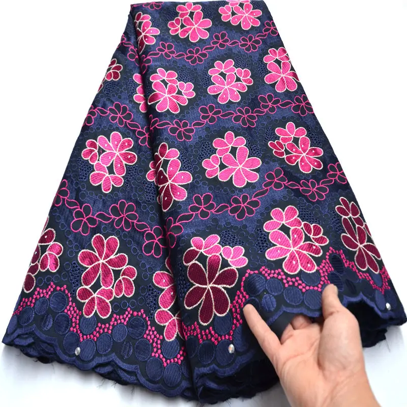 Африканская сухая кружевная ткань высокое качество хлопок кружево для мужчин и